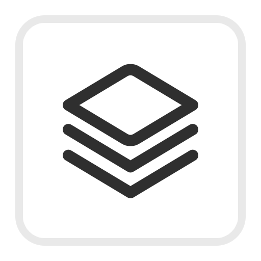 Icon mit drei Flächen