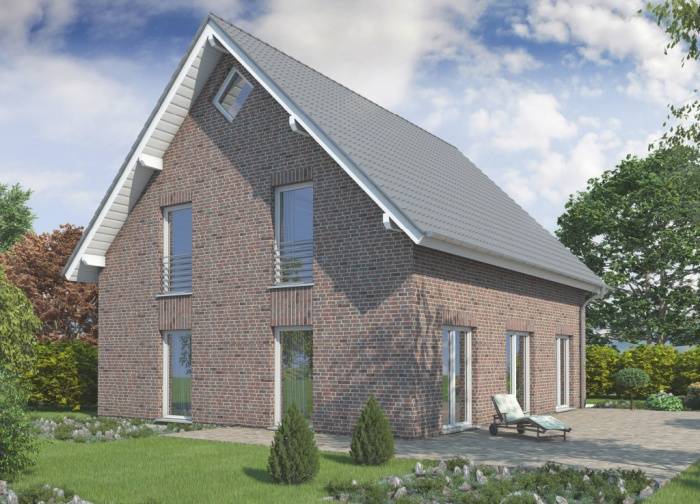 Visualisierung des Concept Haus Musterhauses CH 140.